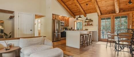 TV, fireplace, offices