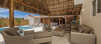 Have your own personal Palapa with this 3 bdrm, 3 bath home in the Bushiri neighborhood!