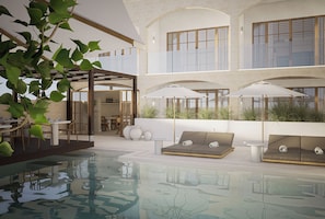 Piscina interna, piscina externa