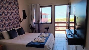 Habitación básica doble, vista al mar | Wifi gratis