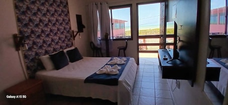 Basic Double Room, Sea View | Free WiFi. Pequena Sereia Guriri