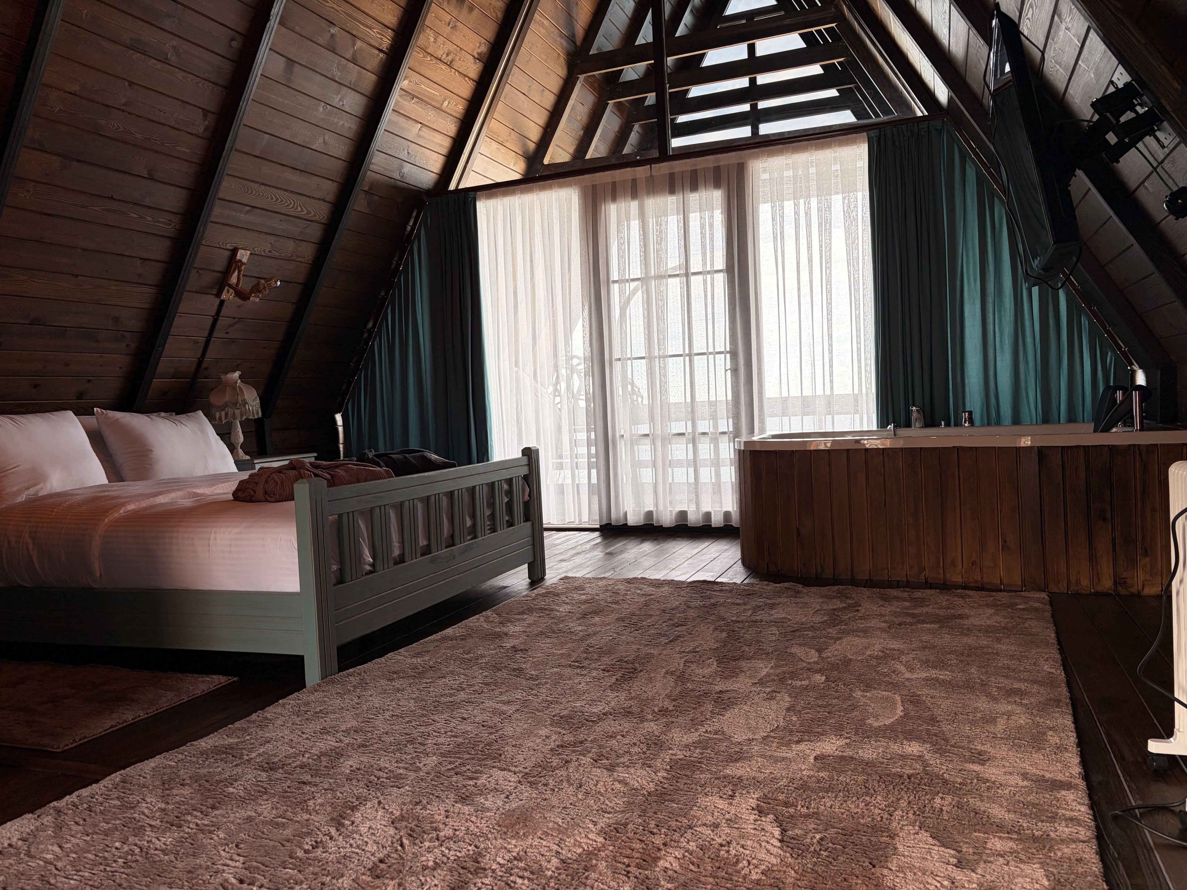 Deluxe bungalow, uitzicht op zee | Gratis wifi