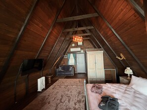 Deluxe bungalow, uitzicht op zee | Gratis wifi