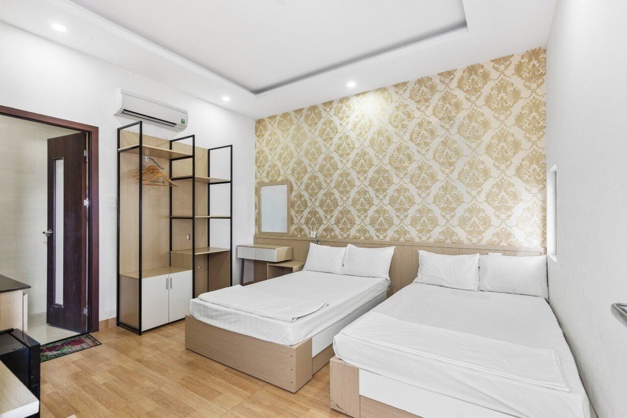 Studio dành cho gia đình | Minibar, bàn, khu vực làm việc phù hợp cho laptop 