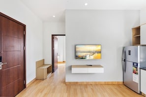 Departamento, 1 habitación | Minibar, escritorio, espacio para trabajar con laptop y wifi gratis
