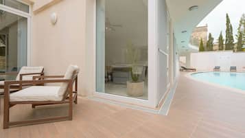 Familie appartement | Terras
