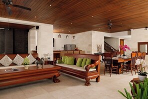 Living area - The Bija Villas Canggu (Canggu)