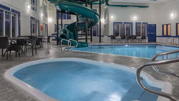 Indoor pool, outdoor pool