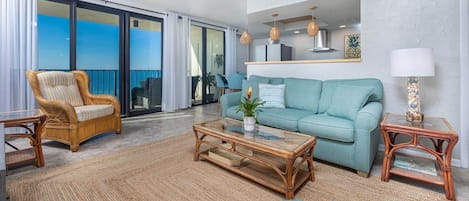 Condo, 1 habitación | Área de sala de estar