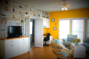 Living area - Your Coastal Retreat Awaits at Giddy's Get Away (N Topsail Beach)