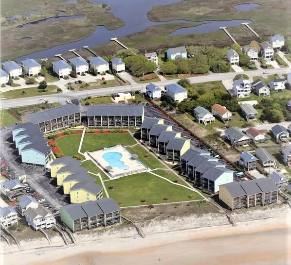 Exterior - Your Oceanfront Escape awaits in Surf City - Surf Condo 713 (Holly Ridge)