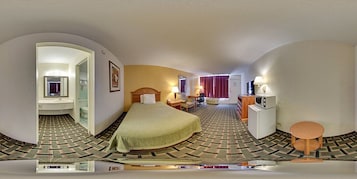 Escritorio, wifi gratis y ropa de cama 