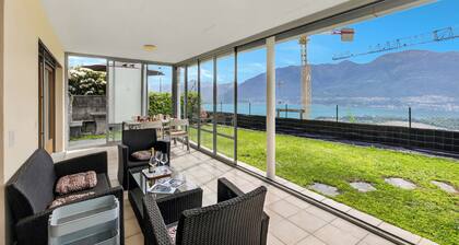 Panoramic Garden Lake View in Locarno Monti