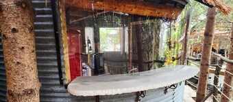 Bin There Treehouse - A Grain Bin treehouse!