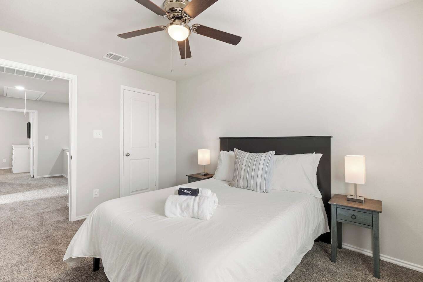 Iron/ironing board, travel crib, free WiFi, bed sheets
