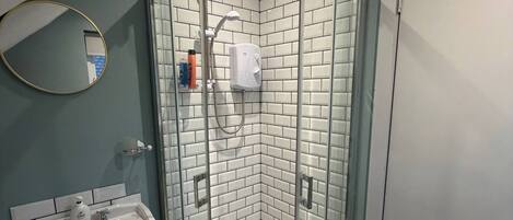 Departamento, 1 habitación, para fumadores, vista al océano | Baño