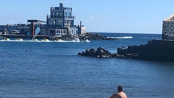 On the beach