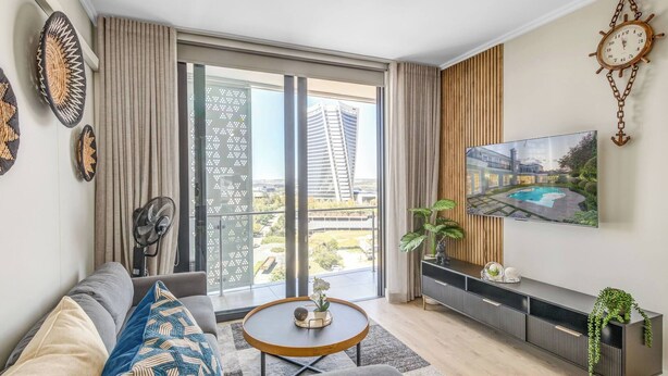 Apartemen, 1 kamar tidur, patio | Ruang keluarga