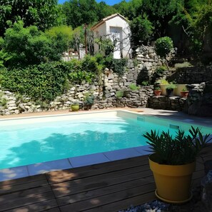 Pool - Gîte chez Nanou, private pool 10m x 5m (Saint-Paul-Trois-Châteaux)