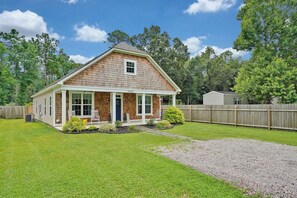 Exterior - Shaker Beach Bungalow! Mins to Beach w/ Fire Pit + Fenced Yard + Trailer Parking (Wilmington)
