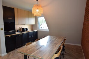 Dining - Comfortable apartment with a private sauna (Stezyca)