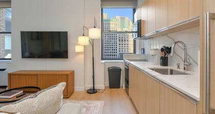 Urban Escape : Bright 2BR/2BA in FiDi