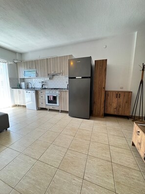 Apartment, 3 Bedrooms, Balcony, City View | Private kitchen - Kaş Old Town Aparts (Kas)