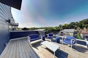 Terrace/patio - Lyric | Dolly’s Butterfly | Designer Delight | Instagram-Worthy Rooftop Deck (Nashville)