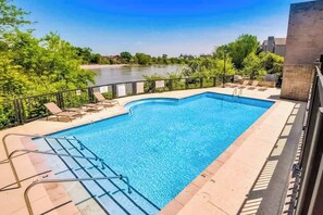 Pool - Third-Floor Riverfront Condo w/ Balcony, Pool, & Fast WiFi – Near Broadway! (Nashville)