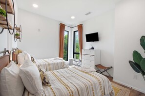 Desk, iron/ironing board, travel crib, WiFi