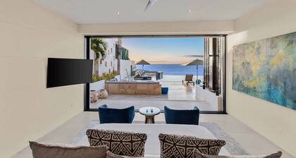 Ultra Exclusive Beachfront Villa Just Steps From the Sand Butler Included
