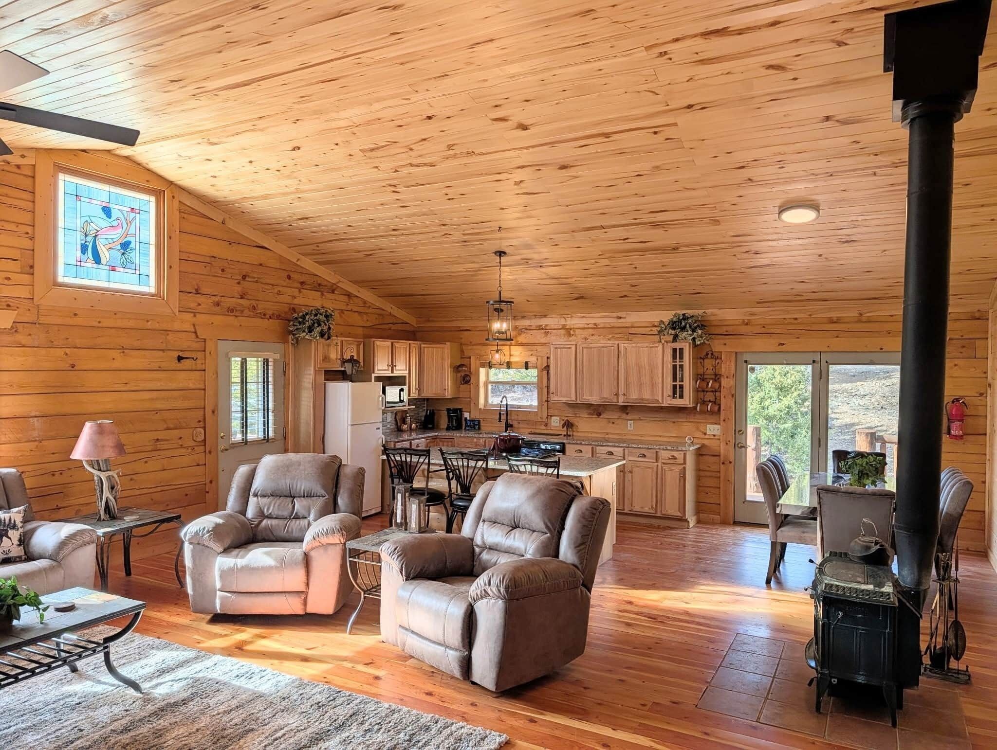 TV, fireplace, DVD player