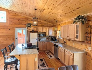 Fridge, microwave, oven, stovetop - NEW Klondike Cabin, Saguache CO (Saguache)