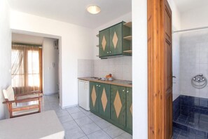 Mini-fridge, microwave, espresso maker