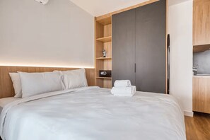 Bedroom - Apt in Paraíso for 4 – Pool, Gym & Wi-Fi (São Paulo)
