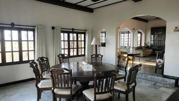 Villa, Balcony, Garden View | Dining