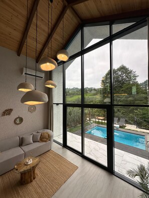 Luxury Villa, River View | Desk, laptop workspace, soundproofing, iron/ironing board - Dd's Roof Villas (Rize)