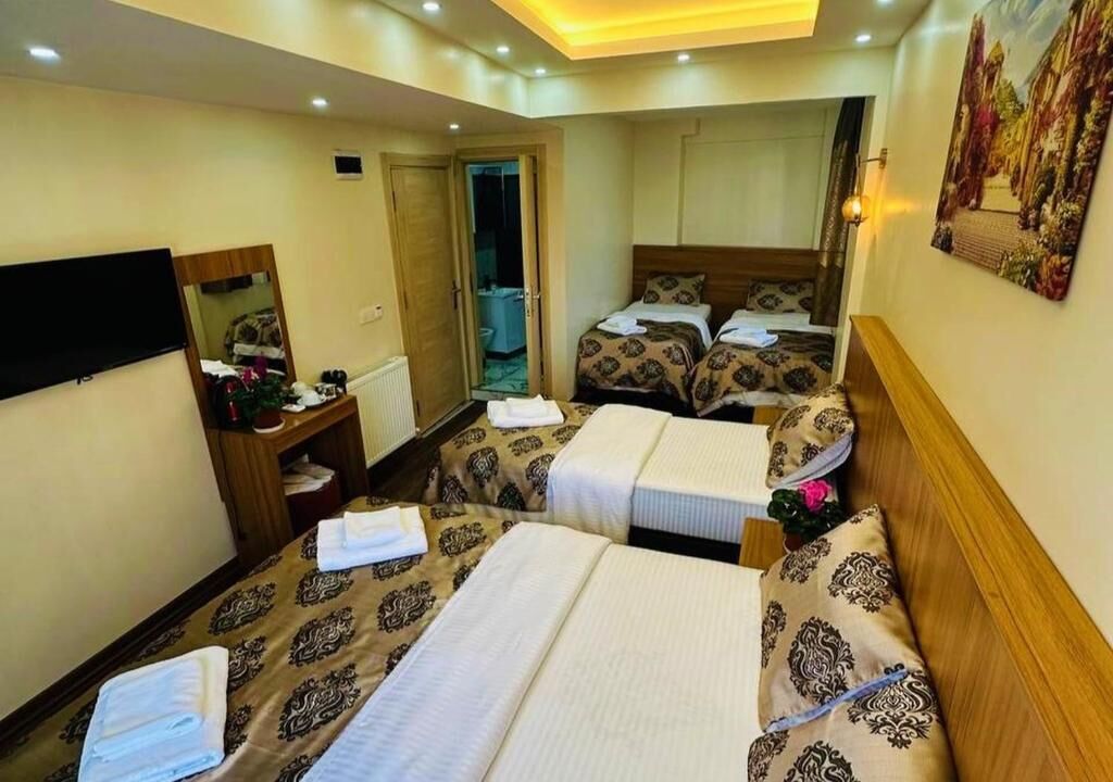 Ropa de cama de alta calidad y minibar 