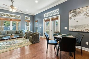 Bright open concept living and dining area - Beach Home | 4BR + Fire Pit (Panama City Beach)