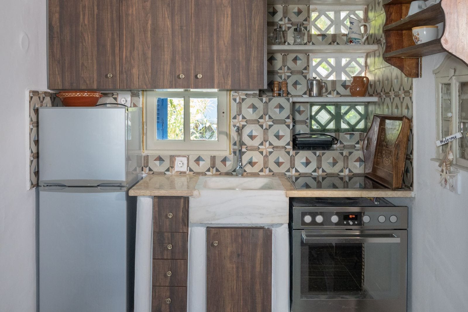 Residenza Tradizionale, vista mare | Cucina privata