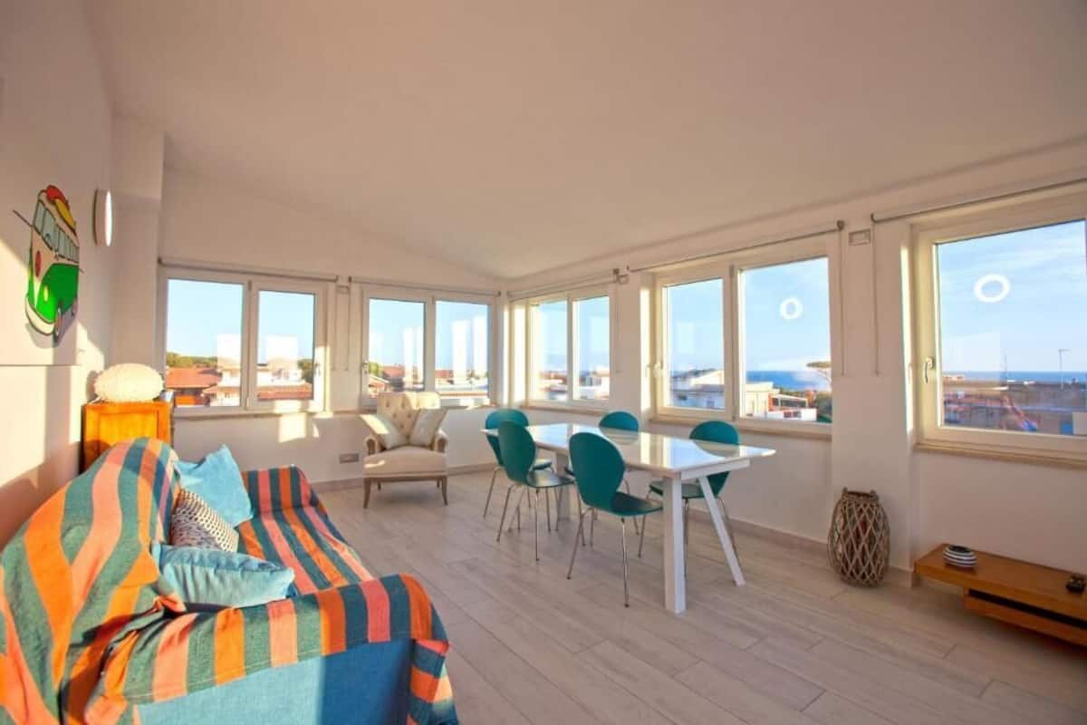 Attico, vista mare - Pet-Friendly | Coin séjour