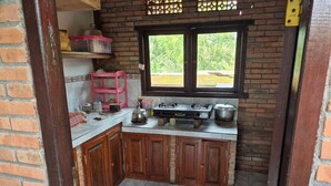 Vila, pemandangan kebun | Dapur pribadi