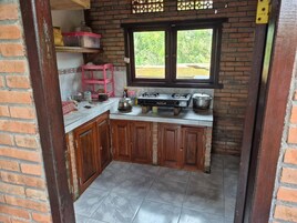 Villa, vistas al jardín | Cocina privada