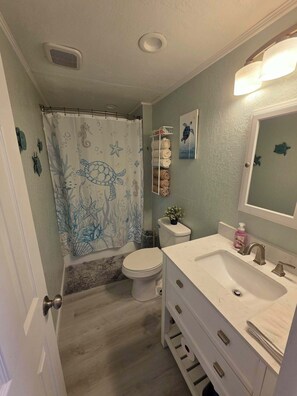 Hair dryer, towels, toilet paper - Relax at Dark Island Gulf Retreat in this 4-bedroom house in Perry FL (Perry)
