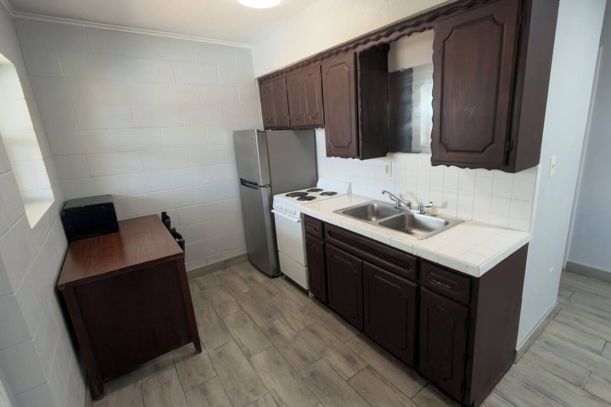 Deluxe Studio, 2 Queen Beds, Non Smoking, Kitchenette | Laptop workspace, WiFi (free)