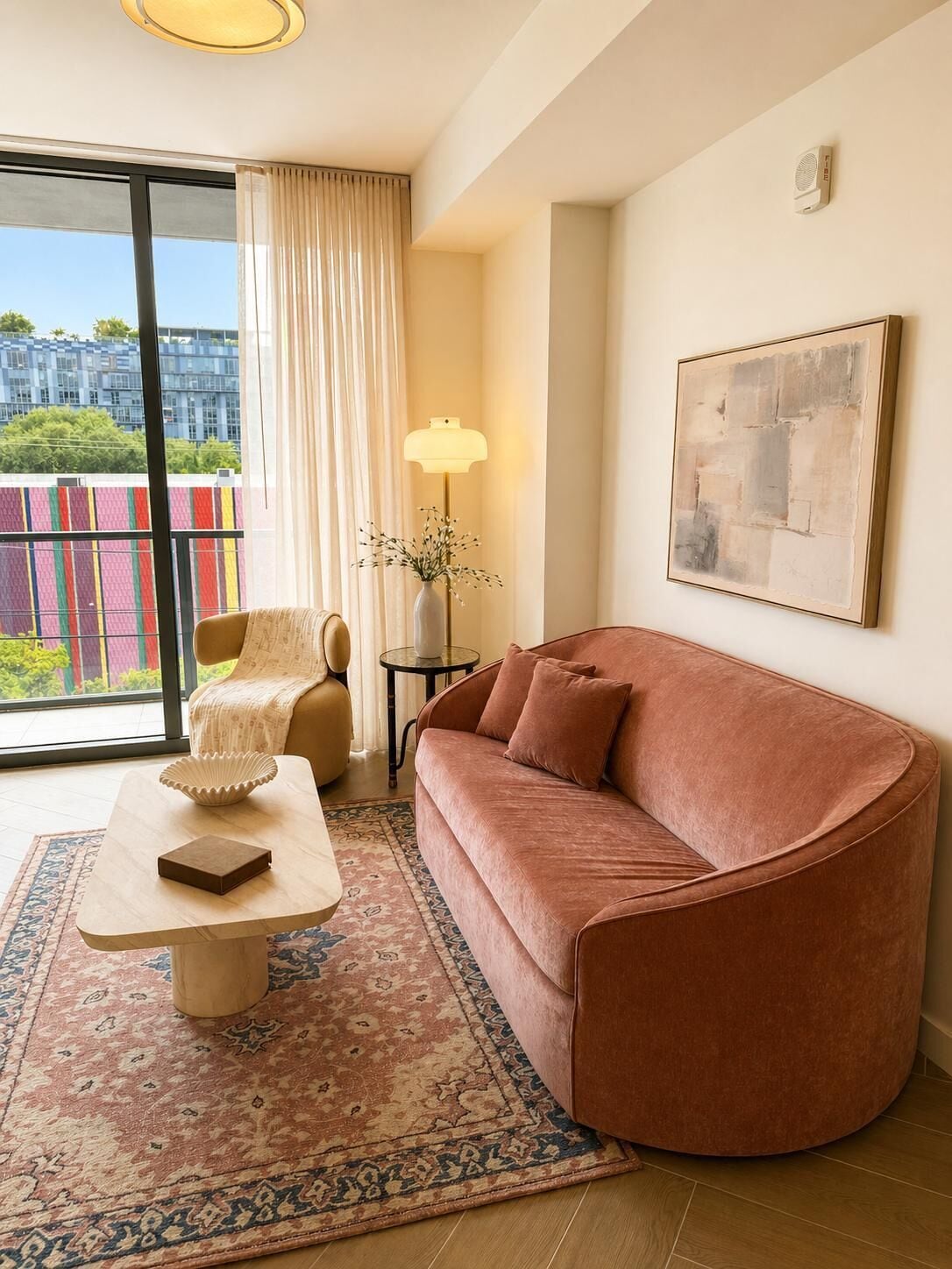 Leilighet – comfort, balkong, byutsikt | Oppholdsområde