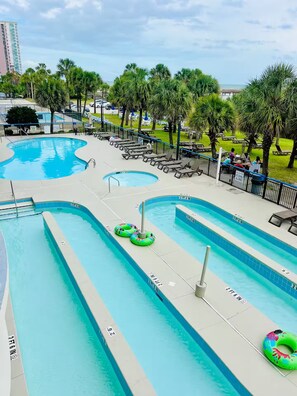 Pool - Waveside Retreat • Bright 1BR with Balcony (Myrtle Beach)