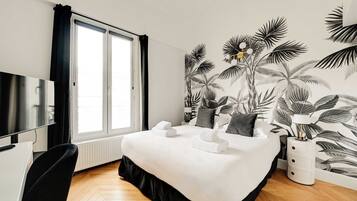 Apartment | 2 bedrooms, laptop workspace, iron/ironing board, bed sheets