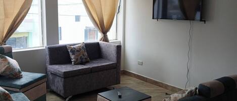 Condo, 1 chambre, fumeur | Salle de séjour
