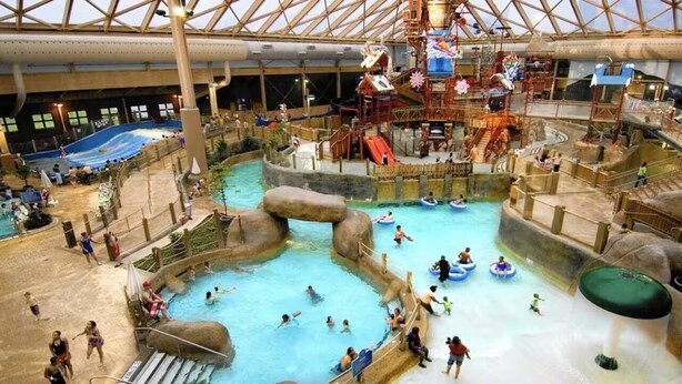 Pool - 5BR Luxury Poconos Getaway w/ Jacuzzi, Theater, Poker, Fire Pit & Arcade (East Stroudsburg)